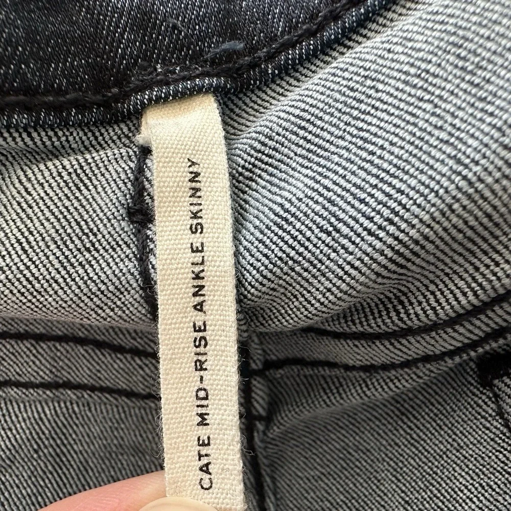 Rag &‎ Bone Women's Cate Mid-Rise Ankle Skinny Blue Jeans, Size 27, Stretch - Picture 9 of 11